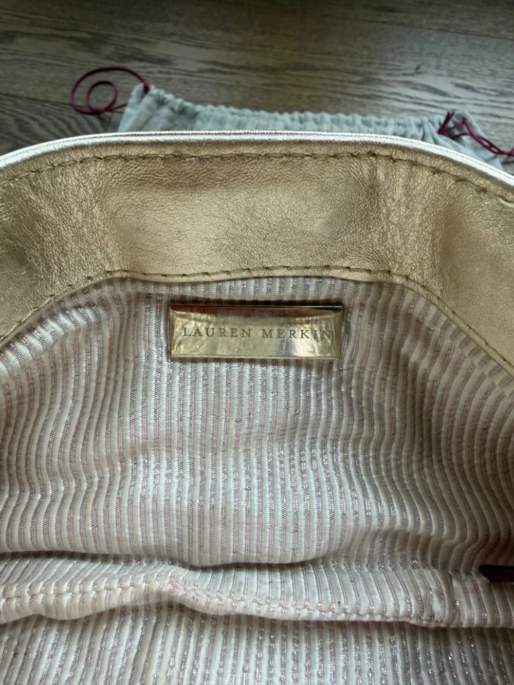 Lauren Merkin Clutch - Gold